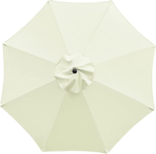 Sunnyglade 9ft Patio Umbrella Replacement Canopy Market Umbrella Top Outdoor Umbrella Canopy with 8 Ribs