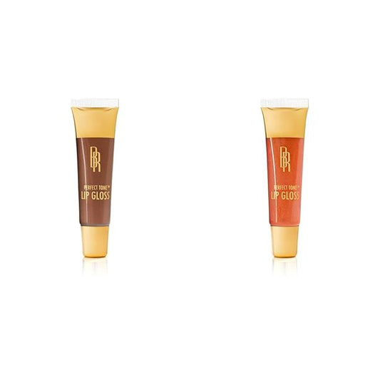 Black Radiance Perfect Tone Lip Gloss, Coco 0.4 Ounce and Caramel Kiss 0.4 Ounce Bundle