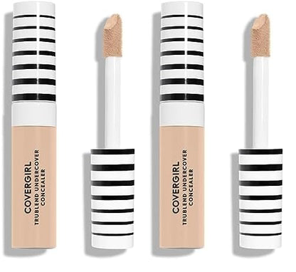 COVERGIRL Trublend Undercover Concealer - Light Ivory, Full Coverage Undereye Concealer, 0.33 fl Oz, 30 Shades (Pack of 2)