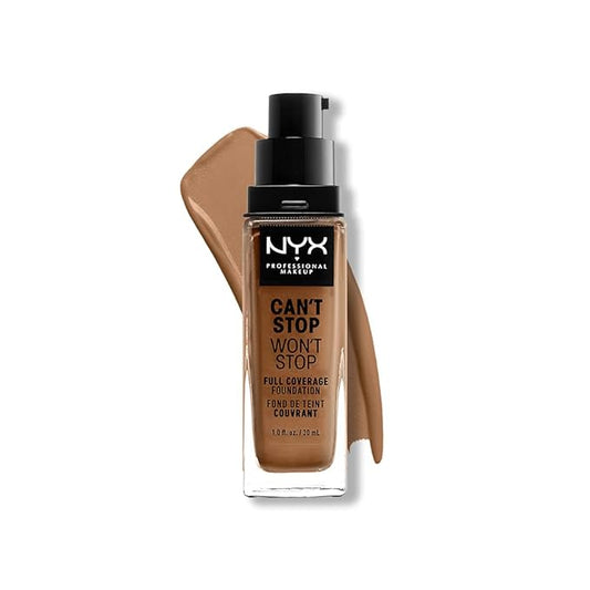 NYX PROFESSIONAL MAKEUP Can't Stop Won't Stop Foundation, Warm Honey