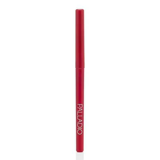 Palladio Retractable Waterproof Lip Liner High Pigmented and Creamy Color Slim Twist Up Smudge Proof Formula with Long Lasting All Day Wear No Sharpener Required, Red Rose