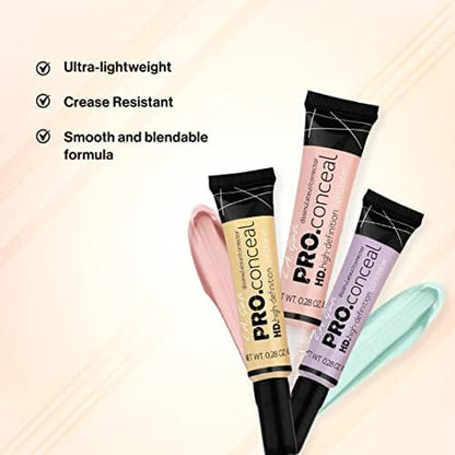 LA Girl Pro Coneal HD. High Definiton Concealer pc Highlighter) 0.28 oz