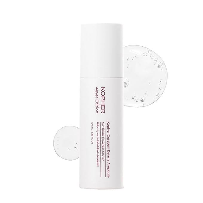 Kopher Curepair Derma Ampoule Mist [4ever Edition] with 10GF Skin Renewal & Brightening Ampoule for Sensitive Skin - Reduces Wrinkles, Improves Skin Tone, Korean Skincare (3.38 fl.oz.)