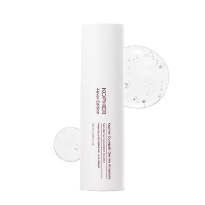 Kopher Curepair Derma Ampoule Mist [4ever Edition] with 10GF Skin Renewal & Brightening Ampoule for Sensitive Skin - Reduces Wrinkles, Improves Skin Tone, Korean Skincare (3.38 fl.oz.)