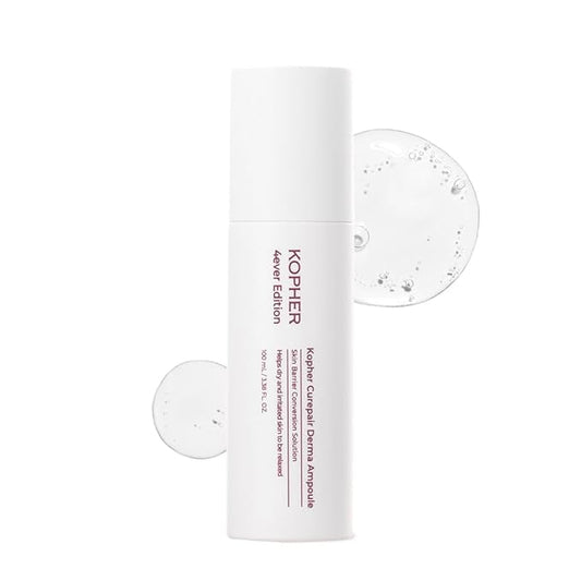 Kopher Curepair Derma Ampoule Mist [4ever Edition] with 10GF Skin Renewal & Brightening Ampoule for Sensitive Skin - Reduces Wrinkles, Improves Skin Tone, Korean Skincare (3.38 fl.oz.)