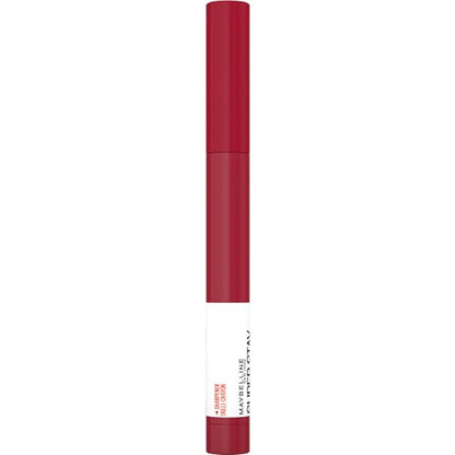 Maybelline Super Stay Ink Crayon Matte Longwear Lipstick Makeup, 125 Check Yourself, 0.04 oz