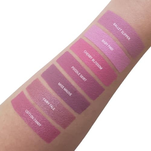 Aromi Mauve Matte Liquid Lipstick | Rosy Pink Lip Color with Blue Undertones, Vegan, Cruelty-free, Long-lasting Makeup, Waterproof, Handmade (Miss Mauve)