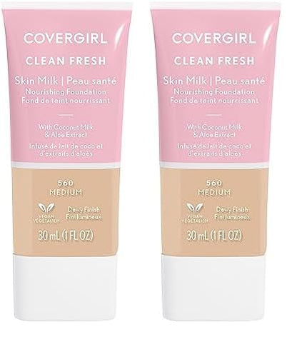 COVERGIRL, Clean Fresh Skin Milk Foundation, Medium, 1 of 2)