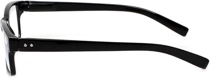 NORPERWIS Reading Glasses 5 Pairs Quality Readers Spring Hinge Glasses for Reading for Men and Women (5 Pack Black, 0.75)