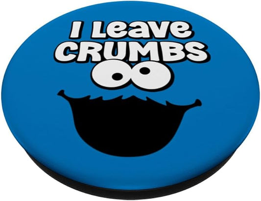 Funny I Leave Crumbs Monster Cookies Cake PopSockets Adhesive PopGrip