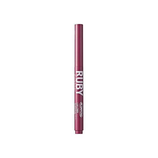 Ruby Kisses Plumping Effect Lip Liner, Semi Matte, Smudge Proof, High Pigment, Medium to Full Coverage Makeup, Precise Tip, Bold Color Lip Plumper