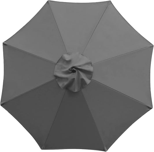 Sunnyglade 9ft Patio Umbrella Replacement Canopy Market Umbrella Top Outdoor Umbrella Canopy with 8 Ribs