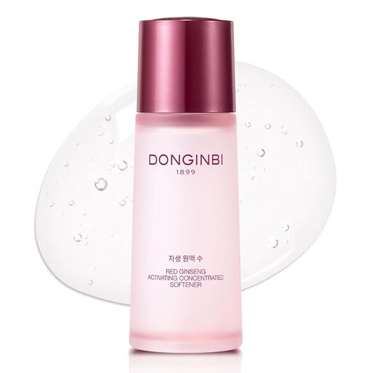 Donginbi Red Ginseng Activating Concentrated Softner - Vegan Firming & Skin Barrier Repair Toner for Face, Korean Ginseng Skin Care Gifts for Women, 2.36 floz