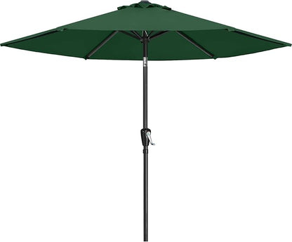 ABCCANOPY 7.5FT OutdoorPatio Umbrella, UV Protection Table Umbrella w/Crank for Easy Set Up, Suitable for Garden, Lawn, Deck & Backyard (Green)