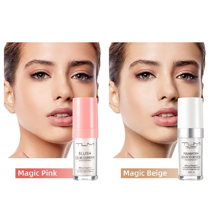 TLM Foundation Color Changing,and Adjusting Naked,All Day Flawless Face 30ML
