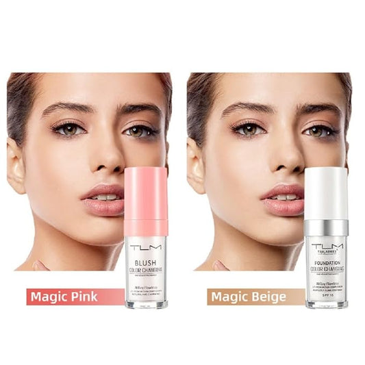 TLM Foundation Color Changing,and Adjusting Naked,All Day Flawless Face 30ML