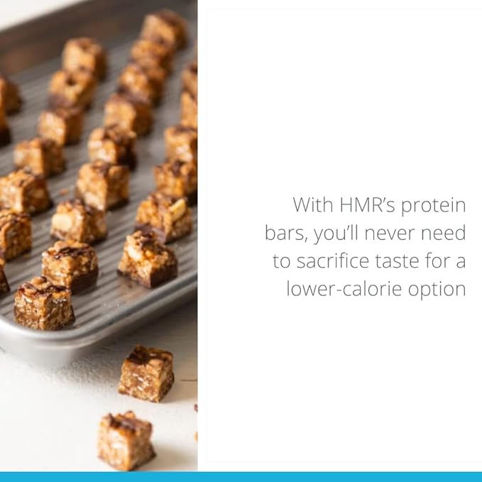 HMR Bar, Variety Pack of Protein Bars | Nutritious Snack to Support Weight Maintenance | Low Calorie Dessert | 10g of Protein | 5 Assorted Flavors, 24 Count