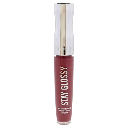 Rimmel Stay Glossy Lip Gloss - Non-Sticky and Lightweight Formula for Lip Color and Shine - 200 Tainted Love, .18oz