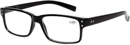 NORPERWIS Reading Glasses 5 Pairs Quality Readers Spring Hinge Glasses for Reading for Men and Women (5 Pack Black, 0.75)