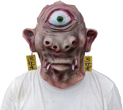 Creepy Cyclops Mask Scary Giant Beasts Monster Masks Latex Cosplay Props Halloween