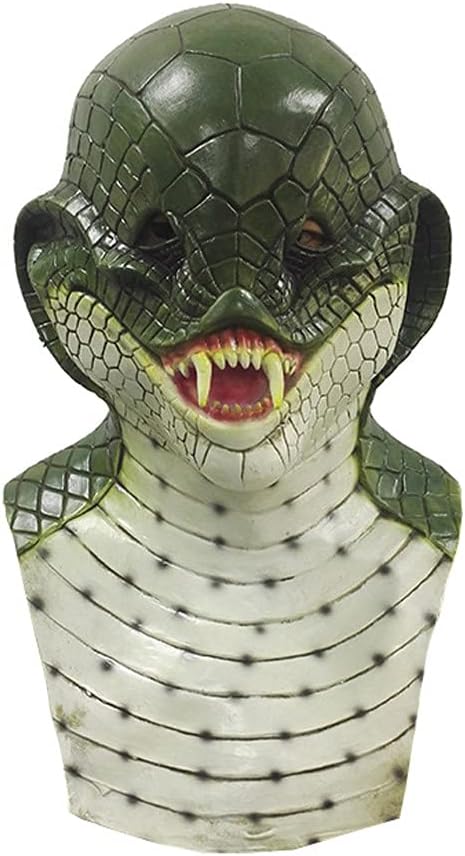 Latex Animal Snake Mask Creepy Costume Novelty Halloween Costume Party fancy dress adult sized Scary Fun Gorilla Monkey