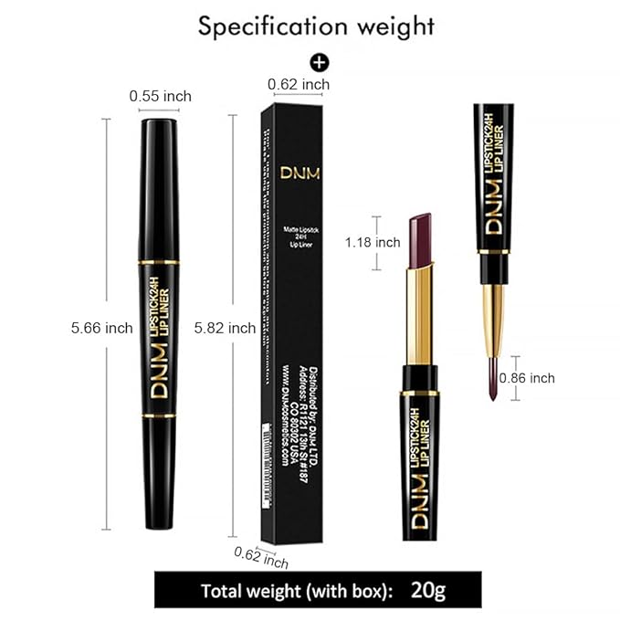 2-in-1 Deep Red Lip Liner & Lipstick Set Kit for Women, Matte Lips Kit with Lip Liner Lip Stains Long Lasting Waterproof 24 Hour Lipstick and Lip Liners Combo Lipliners Pencil Set 15