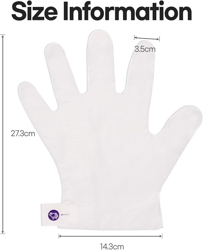 Epielle Moisturizing Hand Masks, 6 Pairs Gloves for Dry Hands, Relieve and Soften Skin with Sunflower Seed Oil + Avocado Oil + Vitamin E, Korean Skin Care, Spa Gifts for Women