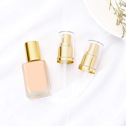 （3 colors）2 Pack Upgrade Foundation Pump Replacement for Wear Foundation(Gold)