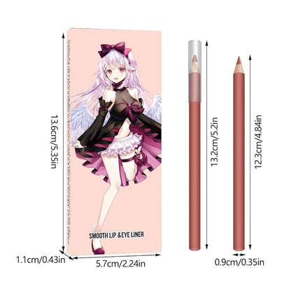 6-Color Velvet Matte Lipstick Pencils Pack for Lips Makeup, Ultra Smooth Creamy Hydrating, Long-Lasting High lmpact Color Soft Finish, Moisturized Lips (6Pcs Matte Lip pencils Set-F, Pack of 1)