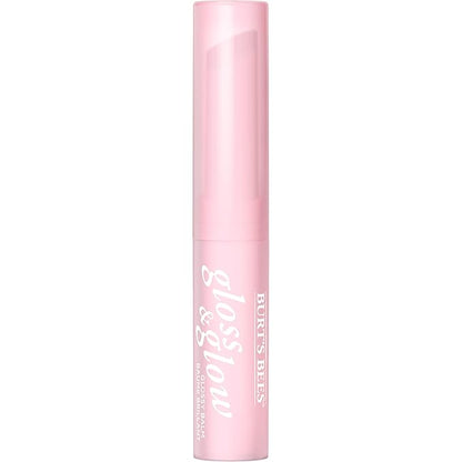 Burts Bees Gloss and Glow Glossy Balm, 100% Natural Origin, Wine Wednesday, 1 Tube, Pack of 2