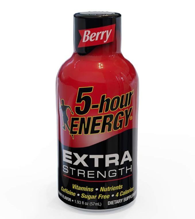 5-hour ENERGY Shot, Extra Strength Berry, 1.93 Ounce, 24 Count