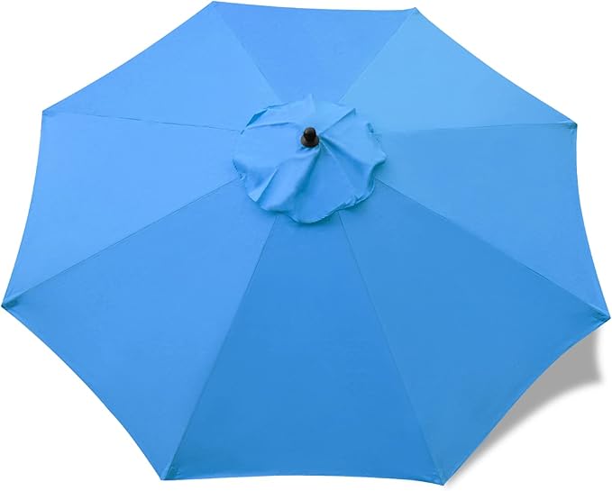 Sunnyglade 9ft Patio Umbrella Replacement Canopy Market Umbrella Top Outdoor Umbrella Canopy with 8 Ribs