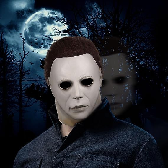 Michael Myers Mask, Halloween Horror Masquerade Cosplay Party Mask, Michael Myers Costume Scary Cosplay
