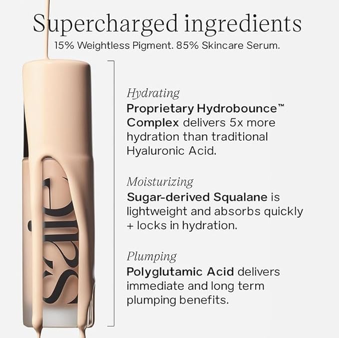 Saie Glowy Super Skin Tint Liquid Foundation - 28 (1.) 01 oz