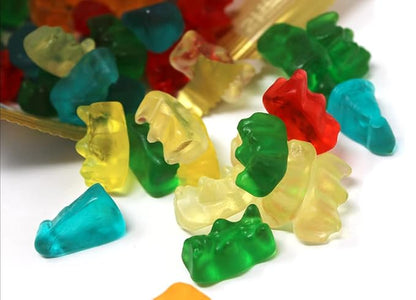 Haribo Goldbears Gummy Candy Bulk, Special Party Hats Edition, Original Mix Gummie Bear Shaped Candies with Party Hats, Assorted Fruit Flavors, Share Size for Party Favor and Birthday Candy, 4 Oz (Pack of 12)