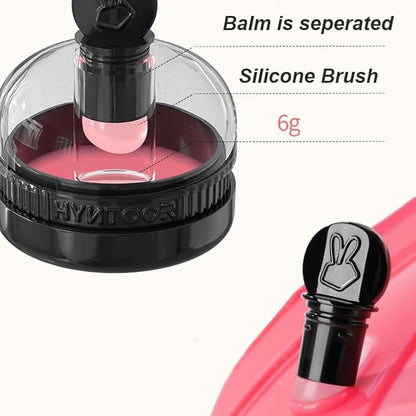1 PC Macaron Canned Lip Essence High Glossy Lip Jelly, Mirror Effect Lip Glaze Mirror Effect Lip Balm, Moisturizing & Plump Lip Gloss (L01, 6g)