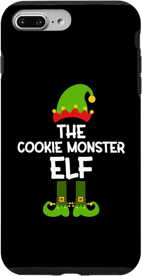 iPhone 7 Plus/8 Plus The Cookie Monster Elf for Matching Family Christmas Case