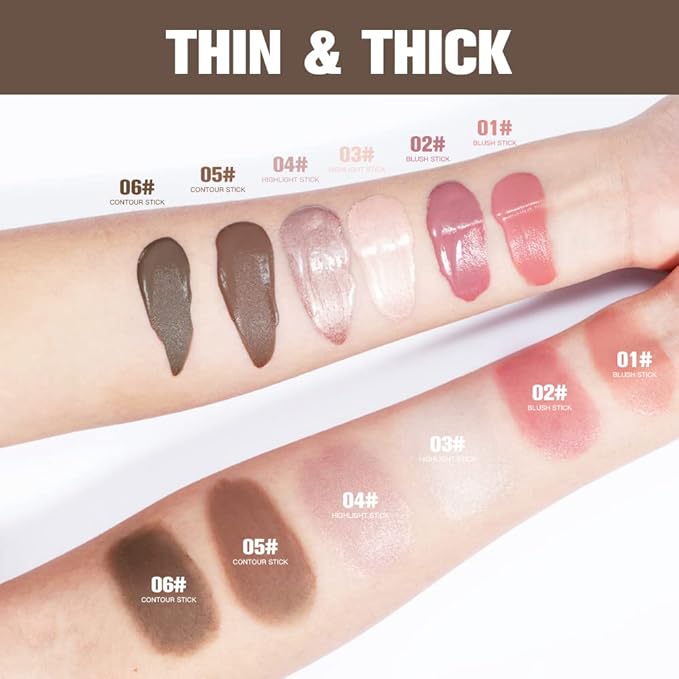 Liquid Contour Beauty Stick, Contour Stick, Bronzer Stick,Multi-Function