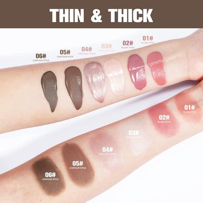 Liquid Contour Beauty Stick, Contour Stick, Bronzer Stick,Multi-Function