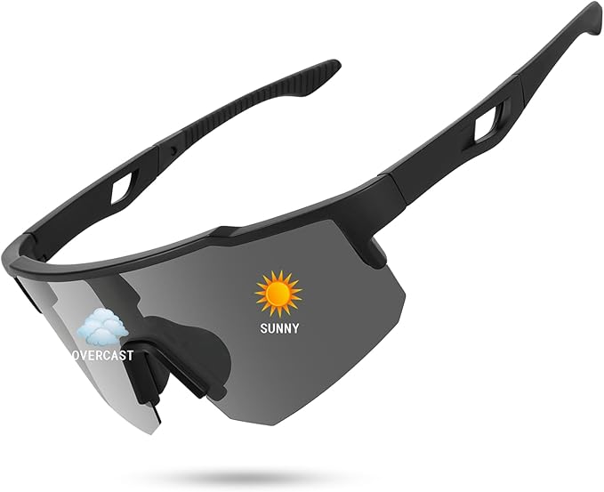 STORYCOAST Polarized Sports Sunglasses for Men Women,Driving Fishing Cycling Mountain Bike Sunglasses UV400 Protection