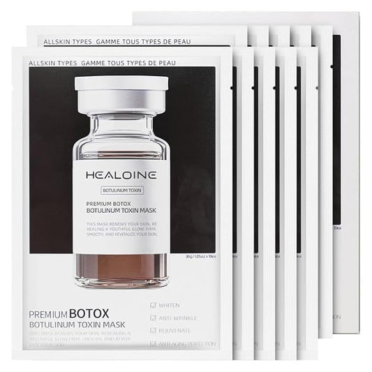 Premium Bio-Collagen Real Deep Face Mask, Even Skin Tone, Pore Minimizing, Elasticity Firming Moisturizing Facial Mask Korean Skin Care 30g*10ea