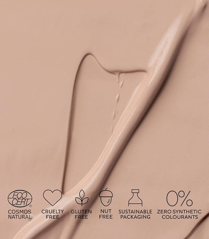 MÁDARA Organic Skincare |SKINONYM Semi-Matte Peptide Foundation, #30 Ecocert certified. 30ml