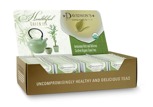 Davidson's Organics, Lemon Ginseng Green, 100-count Unwrapped Tea Bags