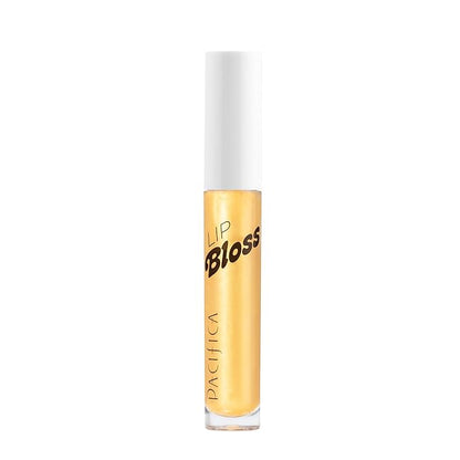 Pacifica Plumping Lip Gloss - Lip Bloss Tinted Lip Balm Treatment - Vanilla Bean Flavored - Moisturizing, High-Shine, Long-Lasting Shine, Jojoba Oil Vegan & Cruelty-Free, 0.14 Fl Oz