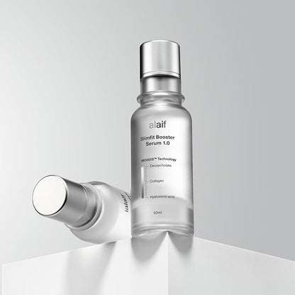 Slimfit Booster Serum l 3-Nano Lipolytic Serum for Puffy Face, Double-Chin with Deoxycholate, Hyaluronic acid, Collagen l Sculpting & Contouring Korean Skin Care (50ml/1.69 fl.oz)
