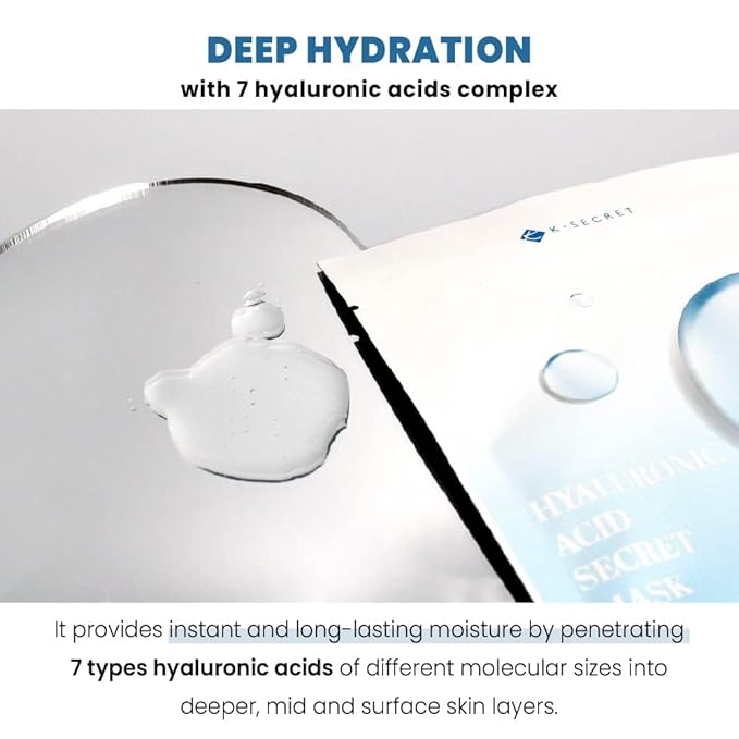 Hyaluronic Acid Secret Mask (10 sheets)