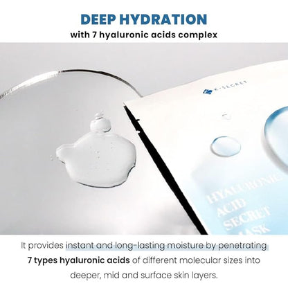 Hyaluronic Acid Secret Mask (10 sheets)