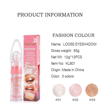 AKARY Shimmer Highlighter Powder, Fairy Polvo De Hadas