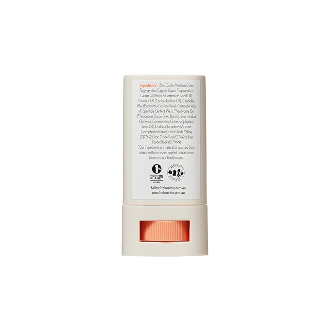 Natural Zinc Stick, Medium Tint, SPF 50+ - Broad Spectrum, Water Resistant, Vegan, 24.5% Zinc Oxide - Pocket Size, Reef Safe, 0.7 oz
