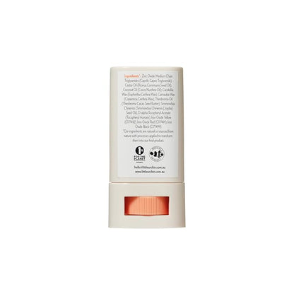 Natural Zinc Stick, Medium Tint, SPF 50+ - Broad Spectrum, Water Resistant, Vegan, 24.5% Zinc Oxide - Pocket Size, Reef Safe, 0.7 oz